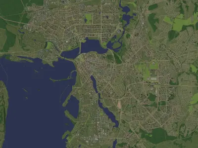 Kazan Russia - city and urban 3D model