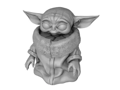 Baby Yoda 3D print model