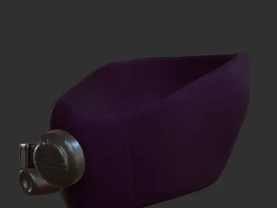 Gas mask helmet 3d model scifi Low-poly  Low-poly 3D model