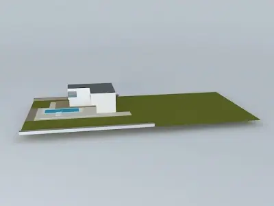 Modern house Free 3D model