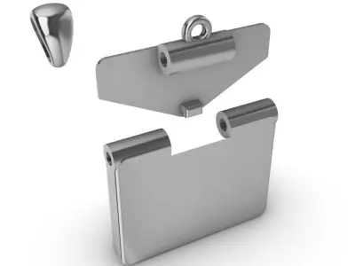 Letter Envelope Photo holder Pendant 3D print model