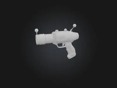 Cartoon Ray Gun 3D model
