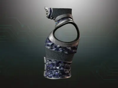 Cyborg Warzone - Space Warrior Shirt B Low-poly 3D model