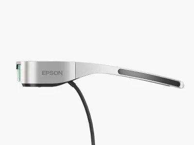 Epson Moverio BT-300 smart glasses for drone Low-poly 3D model