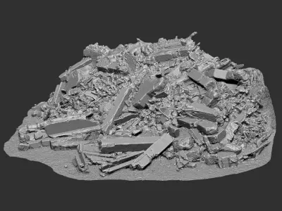  Demolished Building Pack 14 