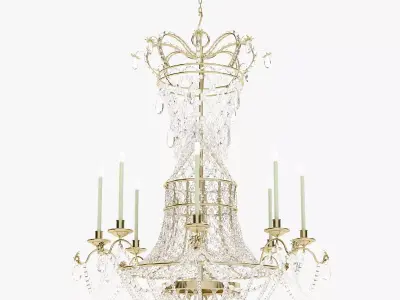 Classic Chandelier 3 3D model