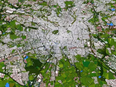 Milan Milano City of Italy Europe 3d model Low-poly 3D model