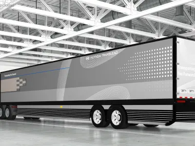  Semi Trucks with Trailer Generic Simple Interior Collection 