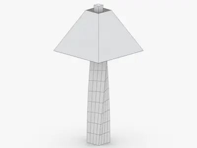1366 - Table Lamp Low-poly 3D model