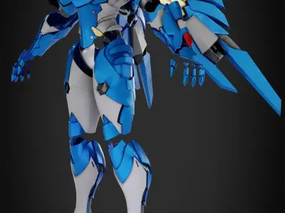 Overwatch 2 Pharah Armor for Cosplay 3D print model