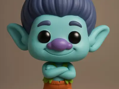 Trolls World Tour Branch 3D print model