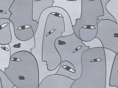 Crowd of Faces  Texture