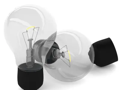 Classic lamp Free 3D model