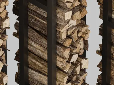 Firewood decor n2 3D model