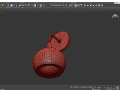 Reese Wall Sconce Low-poly 3D model