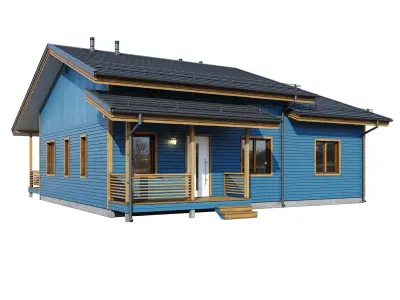 Alpine house Gusto 3D model