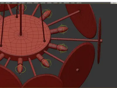 Remedi Chandelier Low-poly 3D model