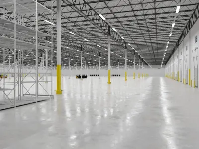 Warehouse Interior 10 Low-poly 3D model