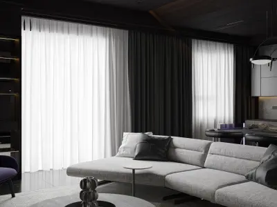 apartment interior scenes        3D model 15