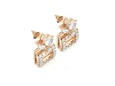 Light wt Pendant Earrings Set 3dm stl obj mtl gltf glb renders  3D print model