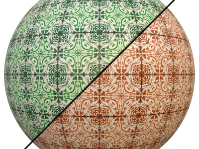 tile patterned 135-seamless-4k-pbr  Texture