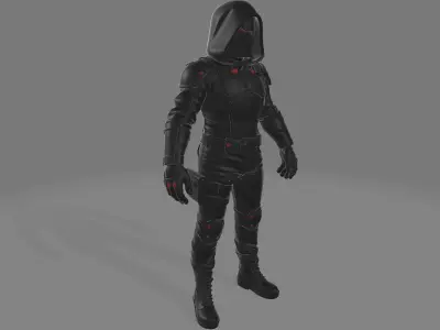 Shadow Reign Pack Characters and Weapons Low-poly 3D model