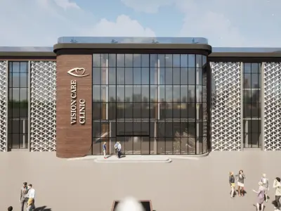 Vision Care Clinic Diploma Project 3D model