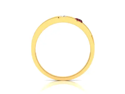 Solitaire Engagement Wedding Diamond Ring 3D print model shop