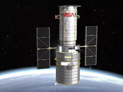 Hubble Space Telescope 3D model