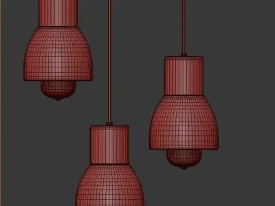 Hanging lamp LOFT HOUSE P-178 3D model