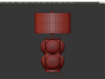 Bubble Bubble Table Lamp Low-poly 3D model