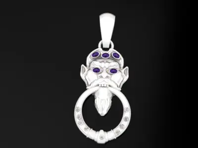 goblin pendant 3D printable model       3D print model