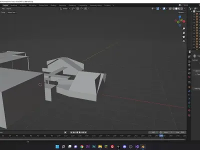 Lobby or level and or background stage Free 3D model