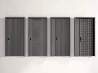interior door 3D model 8