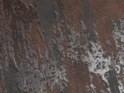 Rusted and Oxidized Steel Plate PBR Seamless Texture