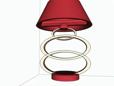 Gold Lamp  3D print model