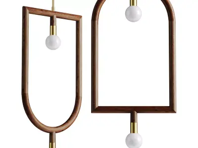 CEILING LIGHT CORN Low-poly 3D model