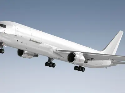 Boeing 767-300F Generic White 