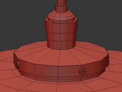 Large White 3D model