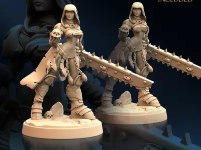 Punisher Nude and Normal Set x6 3D print model