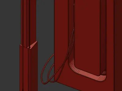 Floor lamp Totem h1700 3D model