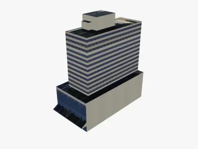 126 Margaret Street Low-poly 3D model