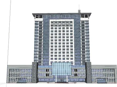 vacation spot-Resort-Fashion Leisure Hotel-0172 3D model