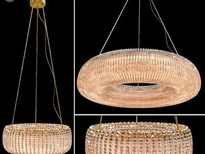 Crystal Chandelier Collection 003 3D model