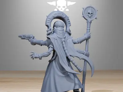 Xentari Cultist 3D print model