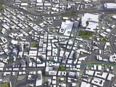 San Antonio Low-poly 3D model