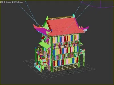 Ancient buildings Chinese Ancient buildings 3D model