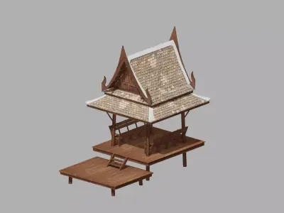 SALA-THAI Low-poly 3D model