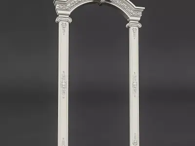 classic patterned door 01 3D model