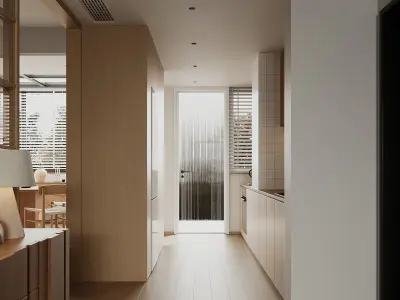 apartment interior scenes      3D model buy